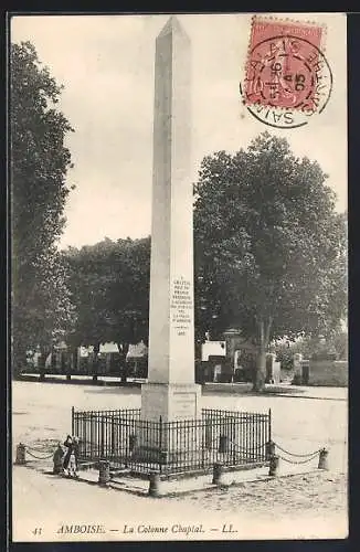 AK Amboise, La Colonne Chaptal