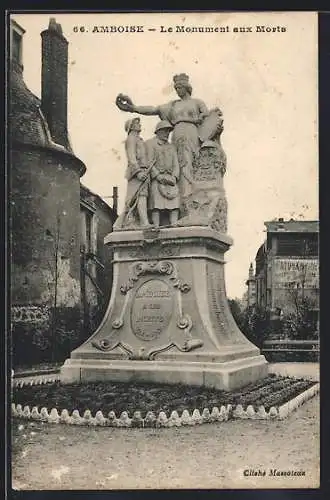 AK Amboise, Le Monument aux Morts