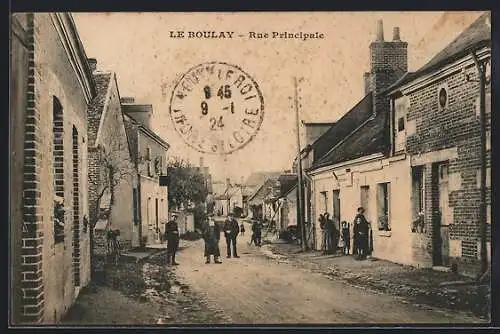 AK Le Boulay /I.-et-L., Rue Principale