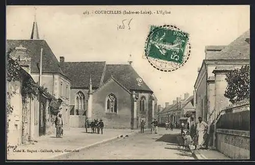 AK Courcelles /I.-et-L., L`Église