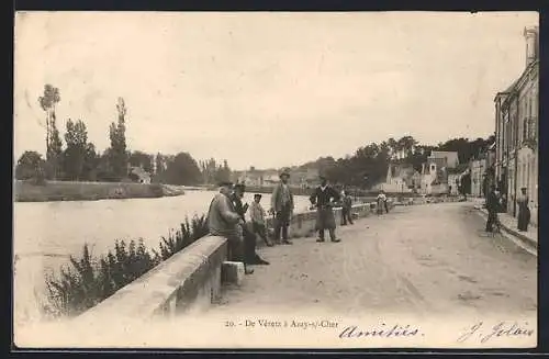 AK Véretz /I.-et-L., Vue à Azay-sur-Cher