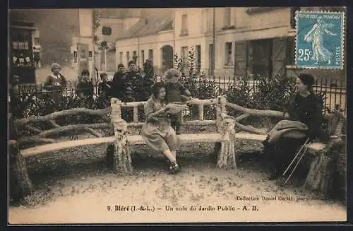 AK Bléré, Un coin du Jardin Public