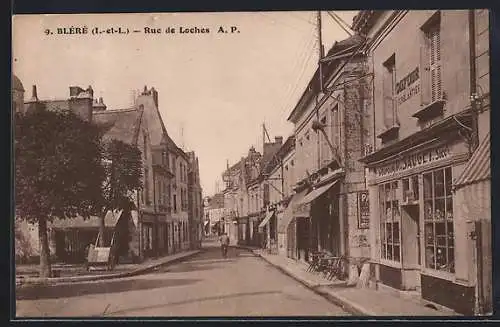 AK Bléré /I.-et-L., Rue de Loches