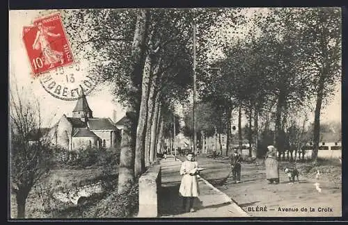 AK Bléré, Avenue de la Croix