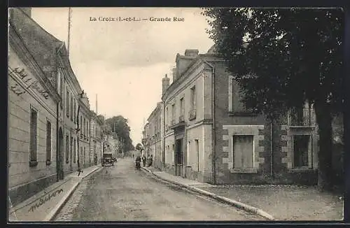 AK La Croix /I.-et-L., Grande Rue