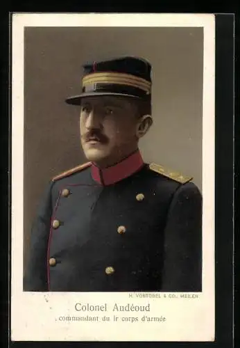 AK Colonel Audéoud, Commandant du Ir. Corps d`Armée