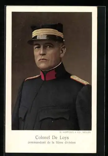 AK Commandant de la IIème Division Colonel De Loys