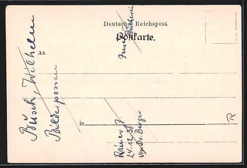 AK Kassel, Justiz-Palast, Kaiserl. Post, Gemäldegalerie