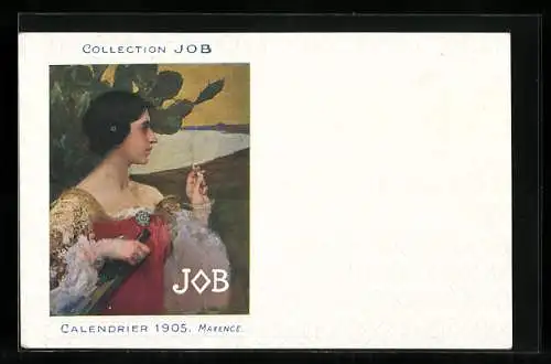 AK Collection Job, Calendier 1905, Maxence, Tabakreklame, Zigaretten