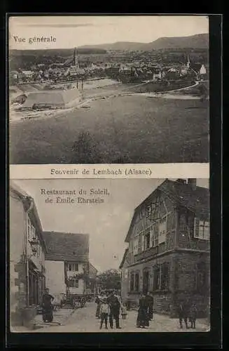 AK Lembach /Alsace, Restaurant du Soleil de Emile Ehrstein