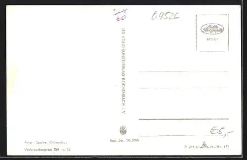 AK Olbernhau /Erzgeb., Altes Hüttentor, Strassenpartie