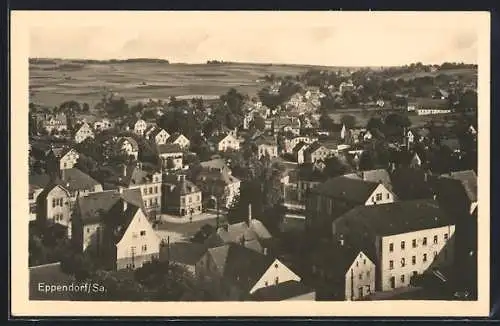 AK Eppendorf / Sachsen, Ortsansicht aus der Vogelschau