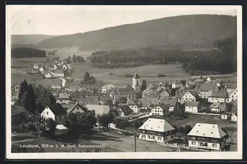 AK Lenzkirch / Bad. Schwarzwald, Ortsansicht