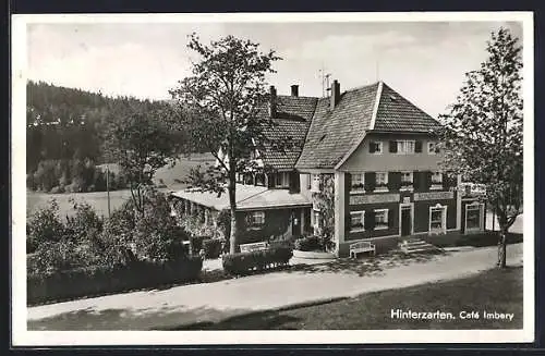 AK Hinterzarten /bad. Schwarzwald, Cafe Imbery