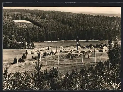 AK Schleiz /Thür., Pionierzeltlager Mitschurin des VEB Carl Zeiss Jena