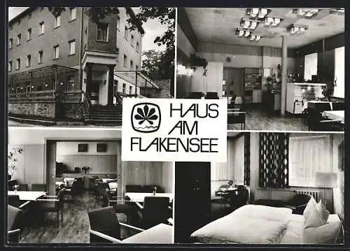 AK Woltersdorf /Fürstenwalde, Haus am Falkensee, Ferien- und Schulungsheim