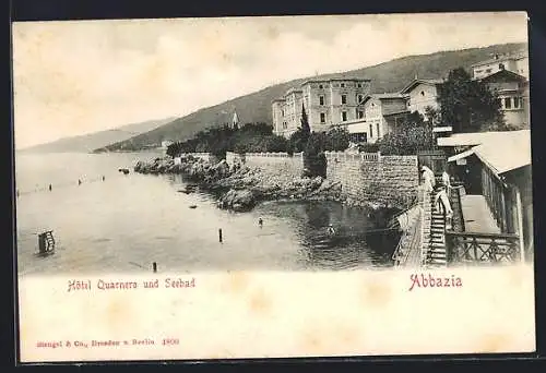 AK Abbazia, Hotel Quarnero und Seebad