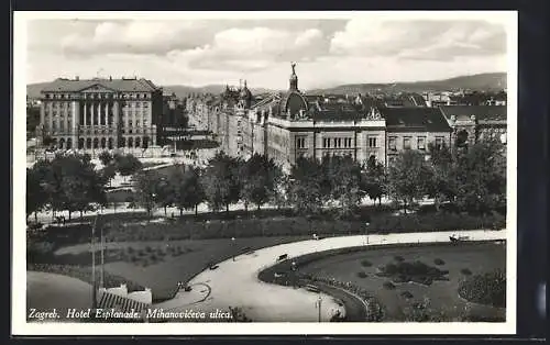 AK Zagreb, Hotel Esplanade, Mihanoviceva ulica