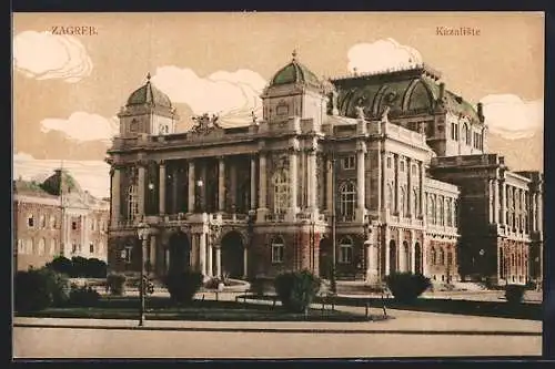 AK Zagreb, Kazaliste, Le théâtre national