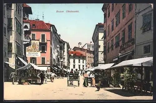 AK Bozen, Partie am Obstmarkt