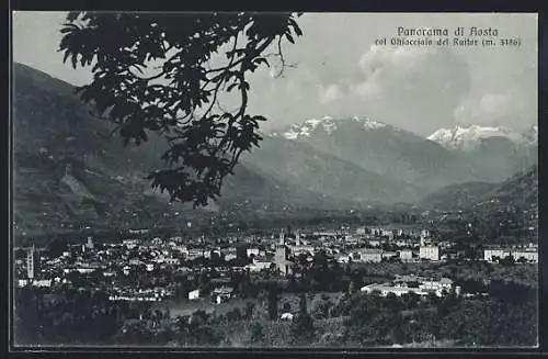 AK Aosta, Panorama col Ghiacciaio del Ruitor