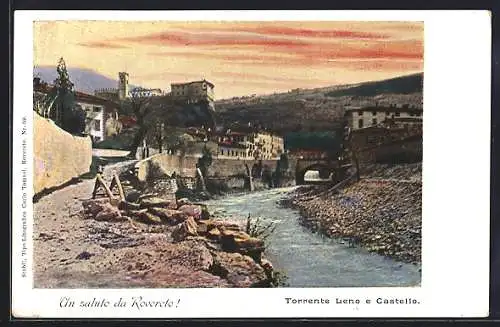 AK Rovereto, Torrente Leno e Castello