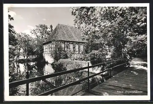 AK Klein-Engershausen, Partie an der Brücke