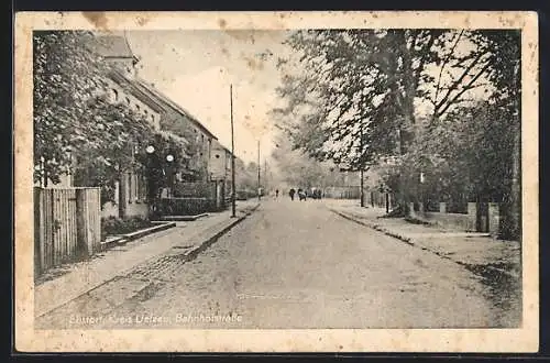 AK Ebstorf /Uelzen, Partie in der Bahnhofstrasse