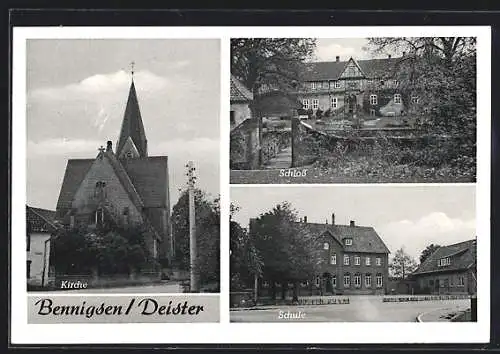 AK Bennigsen /Deister, Schloss, Schule und Kirche