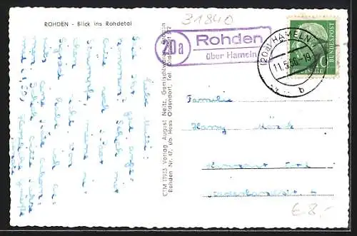 AK Rohden, Blick ins Rodetal