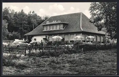 AK Glienitz /Elbe, Restaurant und Café Rauchkate v. Martha Michaelis