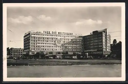 AK Berlin, Haus der Weltjugend am Alexanderplatz