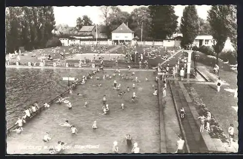 AK Nienburg a. d. Weser, Das Stadtbad zur Hochsaison