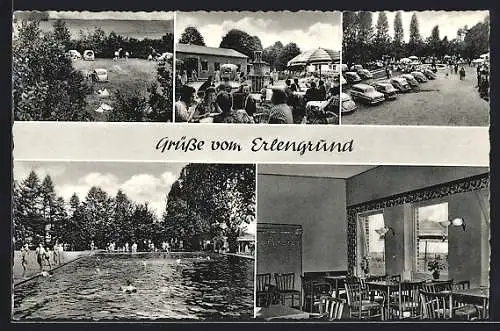 AK Münchehagen, Restaurant Erlengrund, Freibad und Camping