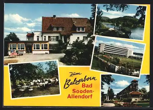 AK Bad Sooden-Allendorf, Pension Haus Waldluft mit Gaststätte Baizerborn, Bes. Richard Trauer