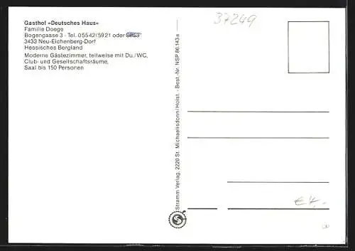 AK Neu-Eichenberg, Gasthof Deutsches Haus, Bogengasse 3