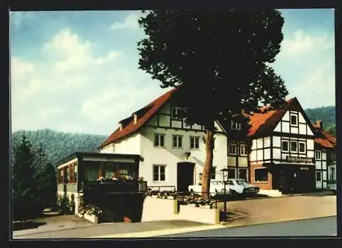 AK Schieder-Glashütte, Hotel-Restaurant Zur Herlingsburg, Bes. R. Schröder-Tiemann