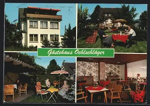 AK Bad Pyrmont, Gasthaus Oehlschläger, Seitenweg 2