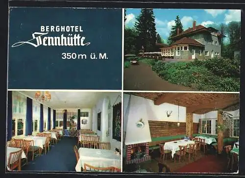 AK Bad Pyrmont, Berghotel Sennhütte am Bomberg, Inh. E. Essink