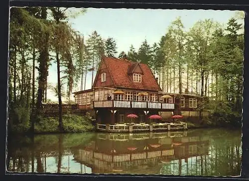 AK Bad Münder, Gasthaus Waldschlösschen am Osterberg, Inh. O. Baumgart