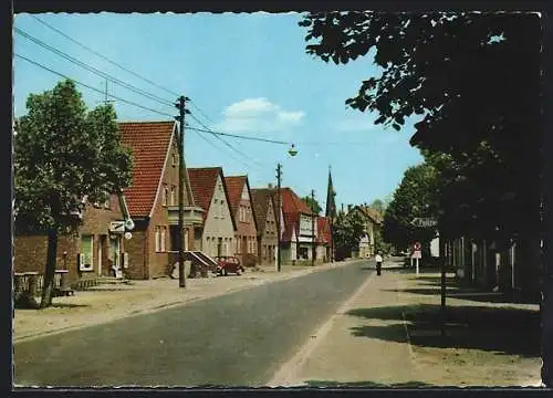 AK Rehburg, Mühlentorstrasse mit Geschäft