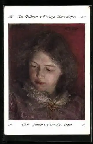 AK Bildnis, Prof. Alois Erdtelt, aus Velhagen & Klasings Monatsheften