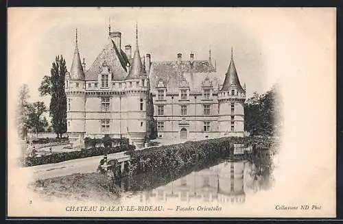 AK Azay-Le-Rideau, Chateau, Facades Orientales