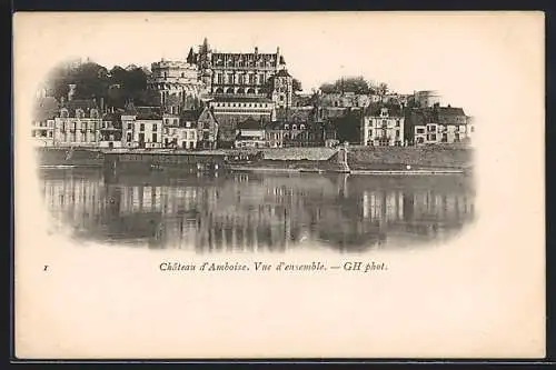 AK Amboise, Le Chateau, Vue d`Ensemble