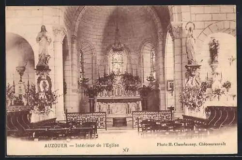 AK Auzouer, Interieur de l`Eglise