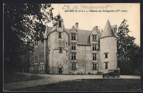 AK Anché /I.-et-L., Chateau des Brétignolles