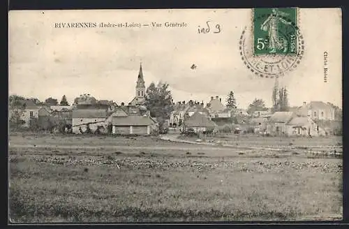 AK Rivarennes /I.-et-L., Vue Generale