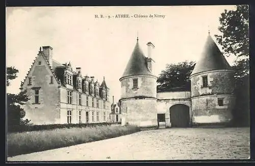 AK Athée /I.-et-L., Chateau de Nitray