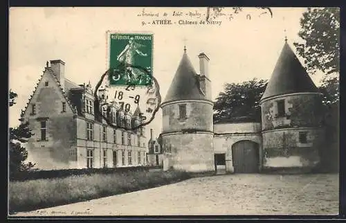 AK Athée /I.-et-L., Chateau de Nitray