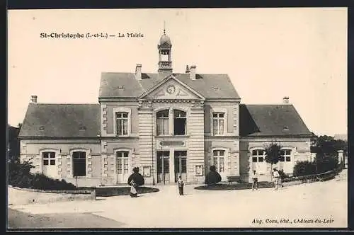 AK St. Christophe /I.-et-L., La Mairie